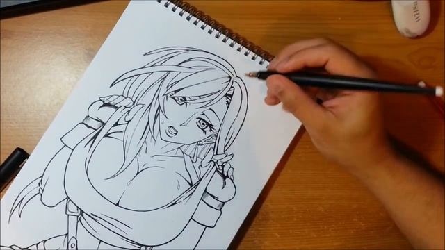 TIFA LOCKHART FINAL FANTASY VII 7| Anime Girls 34 Time Lapse Drawing MIKEY MEGA MEGA смотреть онлайн