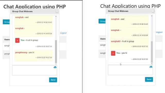 1 - [Web design] Live Chat to User and Group -PHP MySQL Jquery Ajax смотреть онлайн