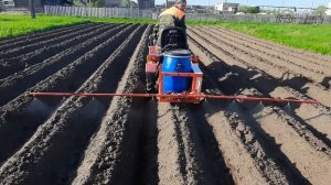 Мтз 132н Самодельный опрыскиватель в деле