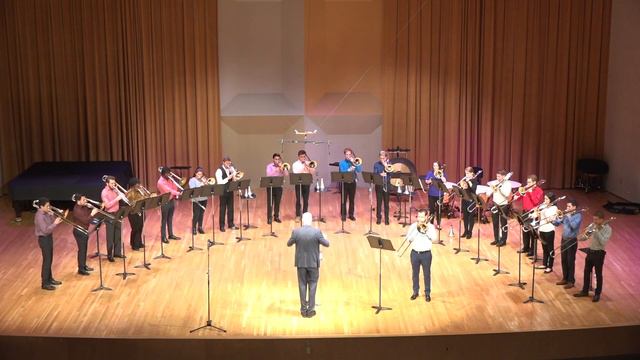 "Hymn for Planet Earth" by Steven Verhelst. Wesley Thomson, bass trombone смотреть онлайн