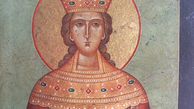 Икона Святая Ирина. Размер 21 * 16,5 см. смотреть онлайн