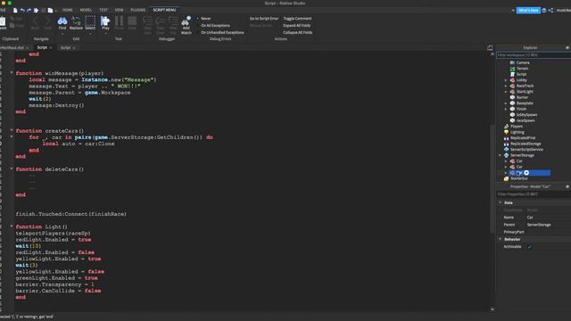 Функции Createcars и Deletecars смотреть онлайн