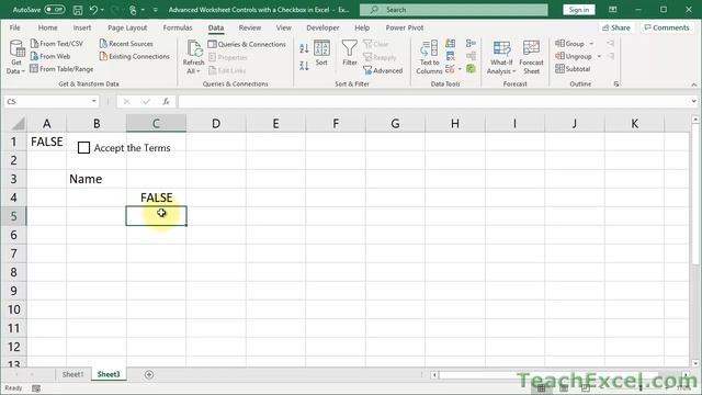 Advanced Worksheet Controls in #Excel using a Checkbox смотреть онлайн