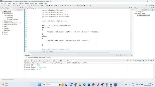 JDBC project CRUD operations Using MySQL Database In Eclipse IDE #javajdbc #mysql #mysql_workbenc смотреть онлайн
