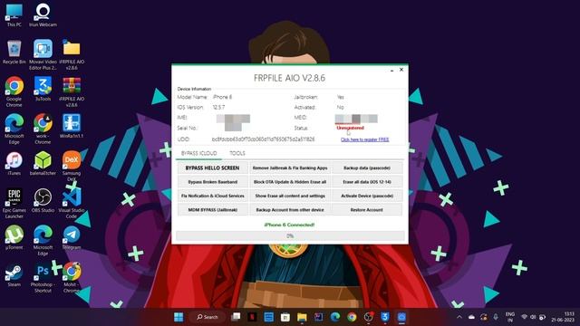 FREE | IPhone ICloud Bypass 12.5.7 | 2023 |? #techgodfather #icloudbypassfull ???