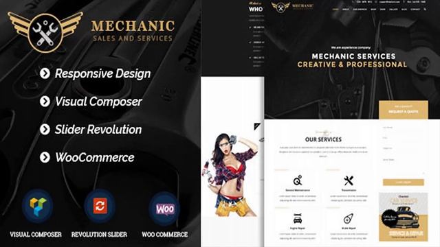 Mechanic - Car Service & Workshop WordPress Theme | Themeforest Website Templates and Themes смотреть онлайн