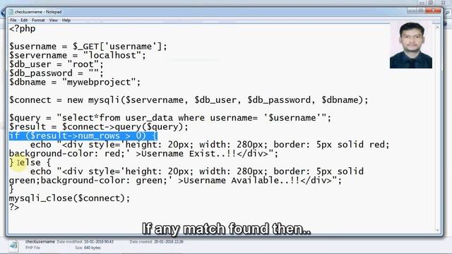 How to make a PHP web Project (Easy Way) (Step-6 checkusername.php(3 of 10 Files)) смотреть онлайн
