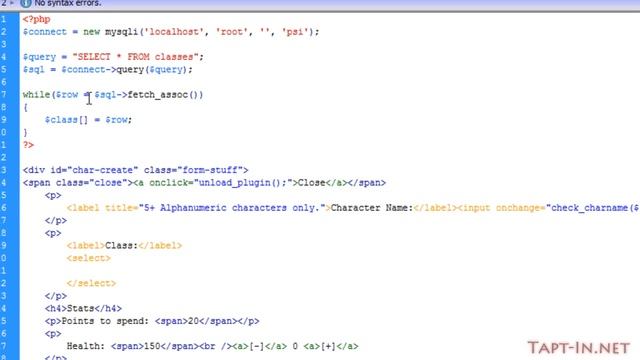 PHP, Jquery, Mysql Browser MMORPG Game tutorial - Project Station Invasion (Part 11) смотреть онлайн