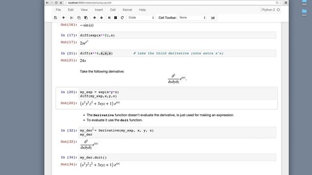 Symbolic math in Python смотреть онлайн