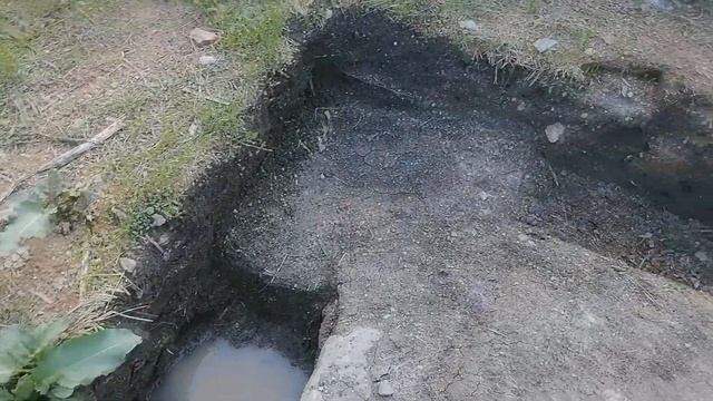 Строим дом в деревне. Выкопали траншею под фундамент! Сломали тачку и лопату. смотреть онлайн