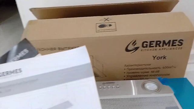 Распаковка — Вытяжка скрытая Germes York смотреть онлайн