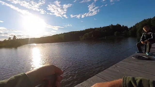 Ловля карпа УЛ- спинингом ч.2(основной водоем 06.07.17.) смотреть онлайн