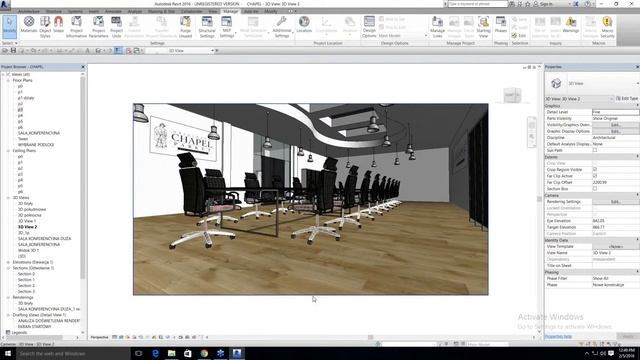 Fotorealistyczna wizualizacja podłóg drewnianych Chapel Parket w Autodesk Revit смотреть онлайн