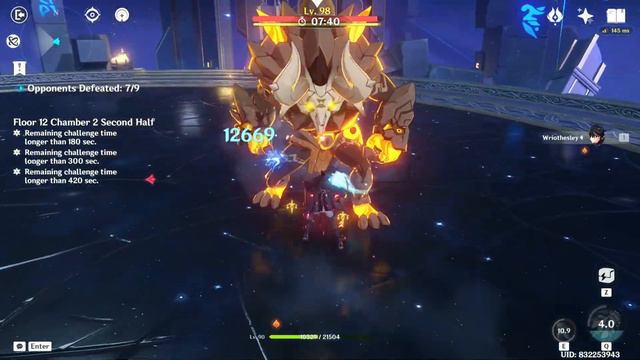 C1 Wriothesley SOLO x C0 Wanderer Double Pyro - Spiral Abyss 4.3 | Floor 12 | Genshin Impact смотреть онлайн