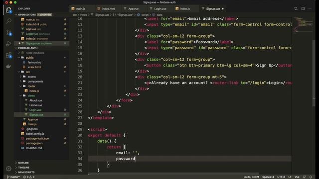 Firebase Authentication with Vuejs смотреть онлайн