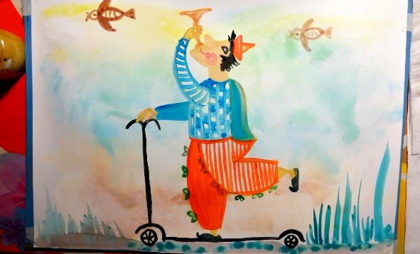 Как нарисовать доброго сказочного человека. смотреть онлайн