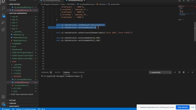 Görsel Programlama II - QT Designer QTableWidget Kullanımı смотреть онлайн