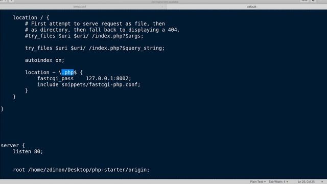 Установка PHP и nginx на Ubuntu. смотреть онлайн