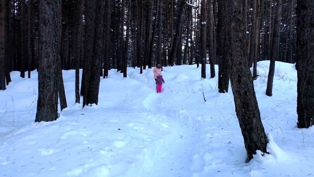 Зима. Лес. Дети. Смеркалось.... смотреть онлайн