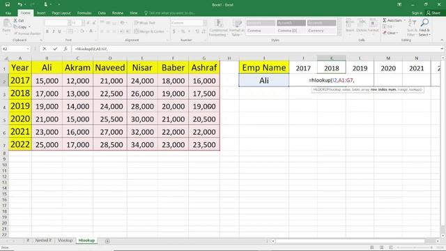Hlookup formula in excel | How to use HLookup function / formula in excel #hlookup #lookup #excel смотреть онлайн