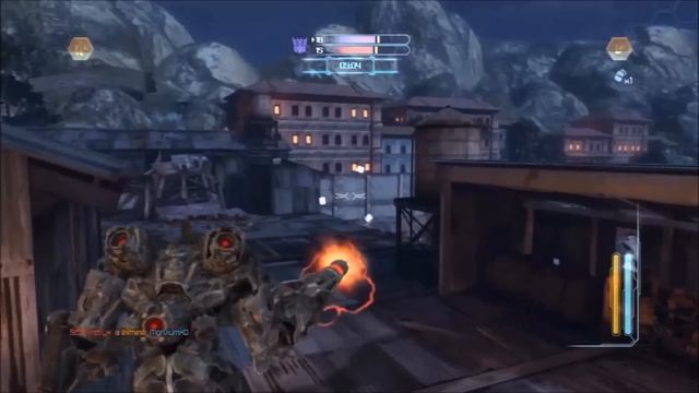 Transformers 3 : Dark Of The Moon The Game - Gameplay Multiplayer Shockwave