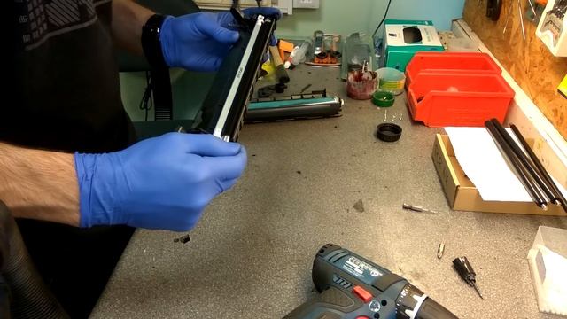 Заправка картриджа HP CF279A // Cartridge refill HP CF279A смотреть онлайн