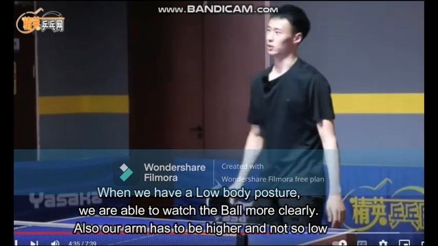 Table Tennis. How to handle a Half-Length Ball. 3rd Ball attack Loop Drive. 拉半出台球要领。乒乓。 смотреть онлайн