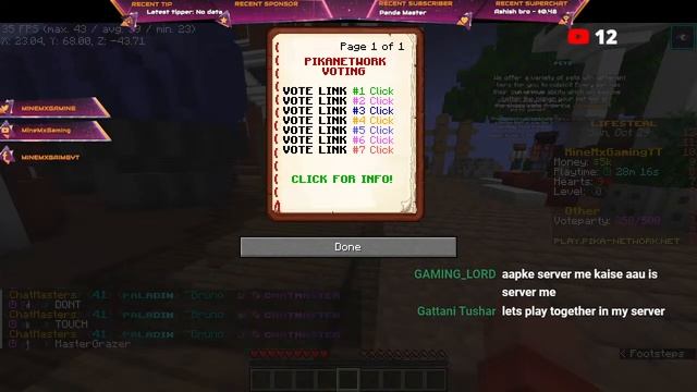 Minecraft Java+Pocket edtion Smp Live Streaming || MineMxGaming Public Smp Join Free смотреть онлайн