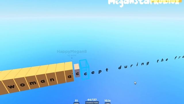 ROBLOX Type Race but it's Keyboard ASMR *relaxing clicks* смотреть онлайн
