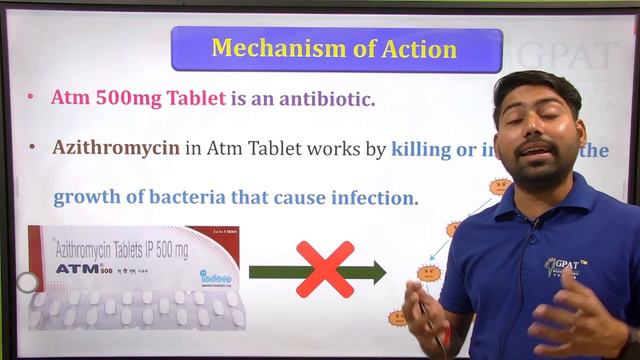 ATM (Azithromycin) 500 Mg Tablet | कान, नाक, गला, फेफड़ा एवं कई प्रकार के Infection में उपयोगी 💉🩺💊🧪 смотреть онлайн
