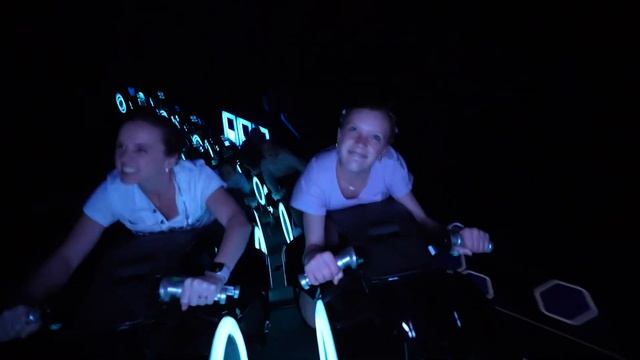 Noob Family Rides TRON Lightcycle at Disney World смотреть онлайн