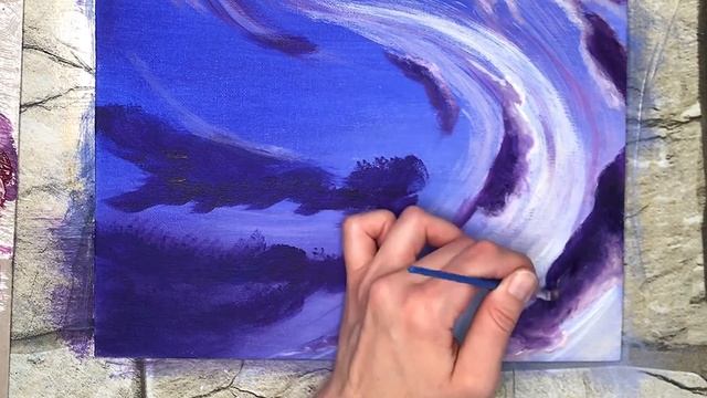 Balloon in the sky by acrylic, english subtitles. Нарисовать воздушный шар в небе акрилом пошагово смотреть онлайн