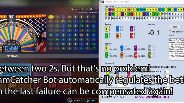 DREAMCATCHER CASINO BOT - STEP BY STEP INTRODUCTION - HOWTO! смотреть онлайн