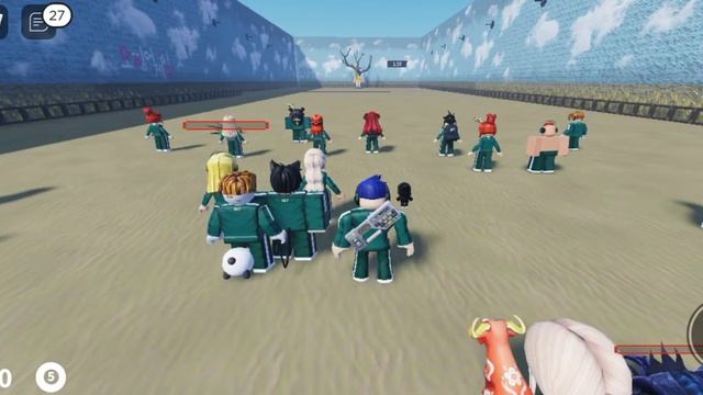 Squid Game. Roblox, Green light,red light смотреть онлайн
