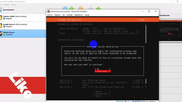 VirtualBox : Instalación de ubuntu server 20.04 LTS en VirtualBox 7.0 смотреть онлайн