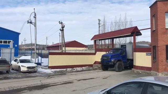 Движуч. Отгрузка Парогенераторных установок ППУА на шасси Урал  Next 4320-72