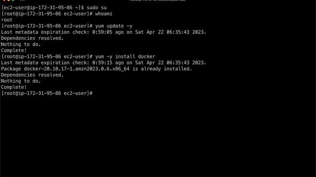 Docker Tutorial | Install docker on AWS EC2 - Part 2 | @GTCodeCafe смотреть онлайн
