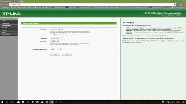 TP-LINK TL-WA7210N Configure Repeater Mode