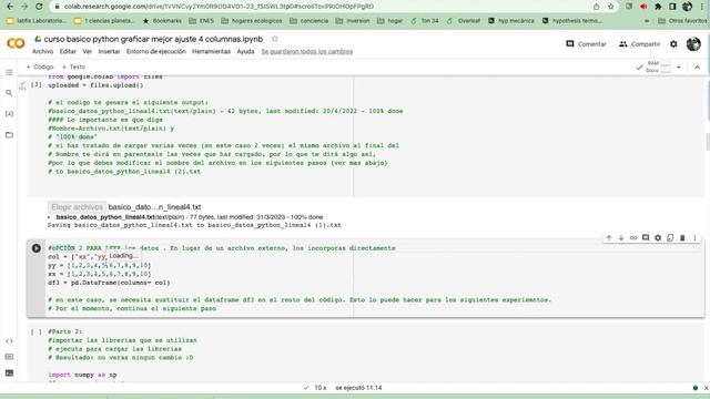 curso basico python con Google Colab смотреть онлайн