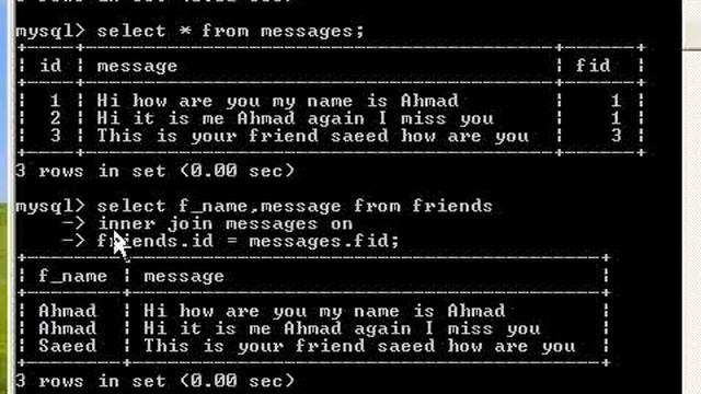 Mysql Left Outer Join смотреть онлайн