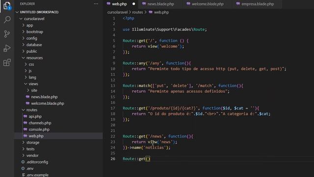 Curso de Laravel - #12 Rotas nomeadas смотреть онлайн