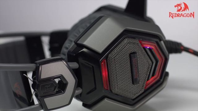 Игровая гарнитура с подсветкой Redragon Placet смотреть онлайн