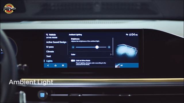 All New Hyundai AZERA: Dynamic Welcome Light & Ambient Light. смотреть онлайн