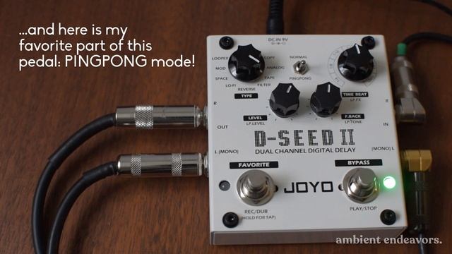 Exploring the JOYO D-Seed II Digital Delay - Sketch/Sounds/Demo смотреть онлайн