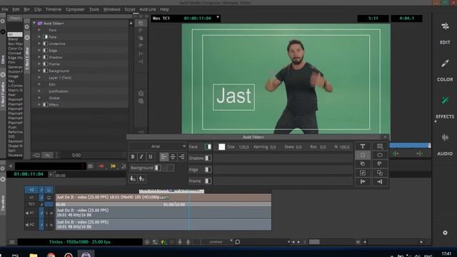 44. Avid Titler + титры в Avid Media Composer ( Учим Avid за 3 дня )