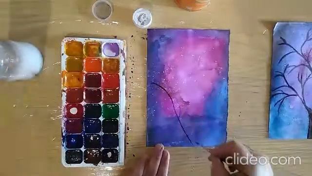Рисование для начинающих Дерево смотреть онлайн