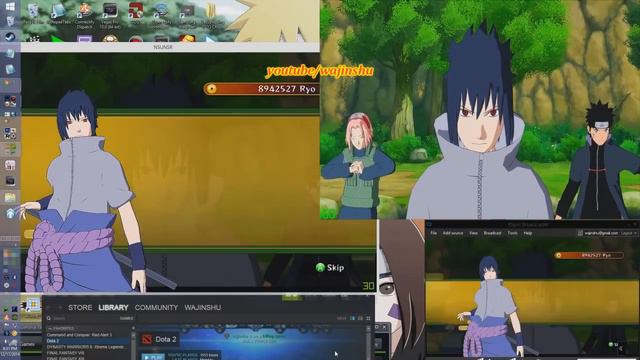 Naruto Ultimate Ninja Storm Revolution 60 FPS Real Time Test Gameplay смотреть онлайн