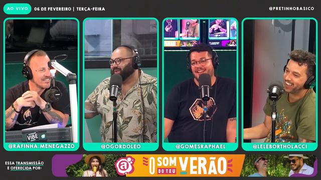 PRETINHO BÁSICO 18H AO VIVO | Rede Atlântida | 06/02 смотреть онлайн