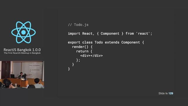 Intro to React + Workshop [ReactJS Bangkok 1.0.0] смотреть онлайн