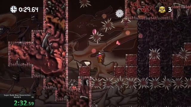 Super Rude Bear Resurrection -- Undercooked Achievement (Speedrun) смотреть онлайн